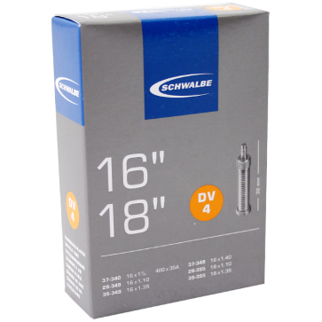 Schwalbe bnb DV4 16 x 1 3/8 - 18 x 1.35 hv 32mm Zwart