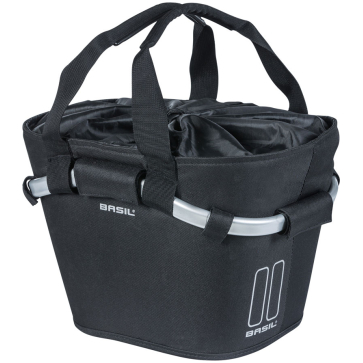 Basil mand front Classic ZWART