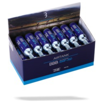 BBB BMP-36 Cartridges Co2 AirTanks (p/st) Zilver