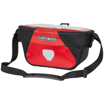 Ortlieb Stuurtas ultimate six classic f3612 rood-zwart 5l Red/black