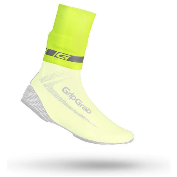 Gripgrab CyclinGaiter Hi-Vis Rainy Weather Ankle Cuff Yellow Hi-Vis