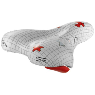 Selle Royal Zadel sr junior spyder kids 8550 white lupo Wit