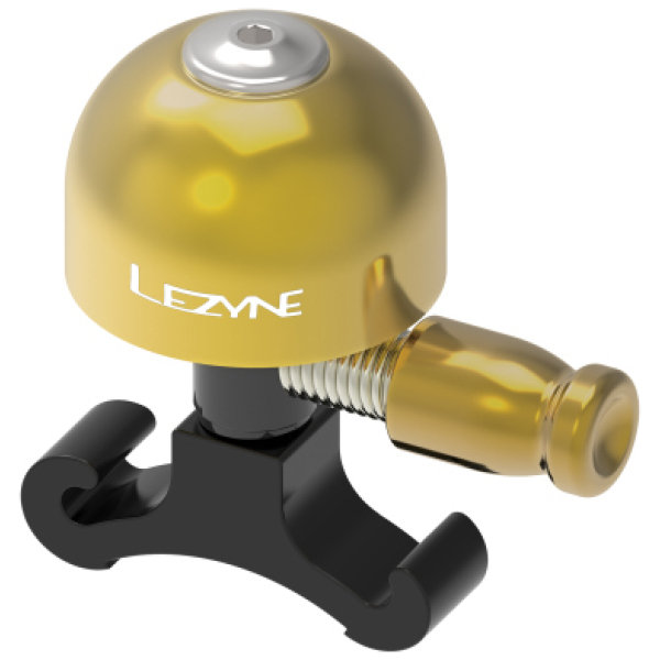 Lezyne CLASSIC BRASS BELL S GOLD/BLACK BASE