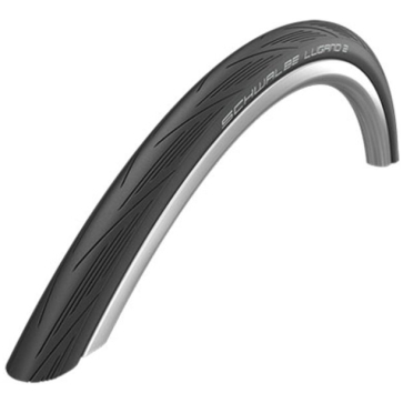 Schwalbe btb Lugano II 700 x 25 zw vouw Zwart