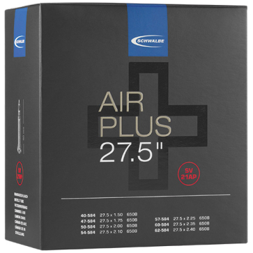 Schwalbe bnb SV21AP Air Plus 27.5 x 1.50 - 2.40 fv Zwart