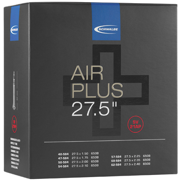 Schwalbe bnb SV21AP Air Plus 27.5 x 1.50 - 2.40 fv Zwart