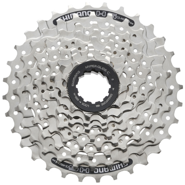 Shimano CASSETTE HG41 8 SPEED 11-30 Silber