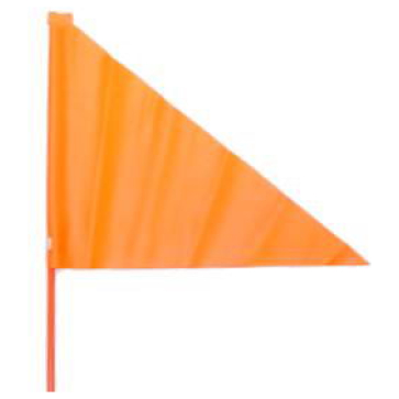 Icetoolz Veiligheidsvlag or m/a asbev deelb Oranje