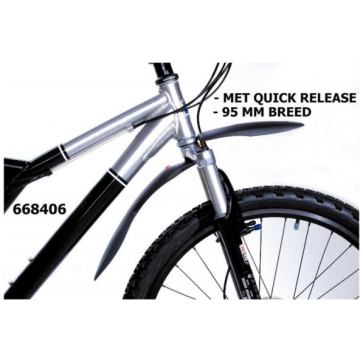 Sks Spatbord voor ATB Shock-blade 26" Opdruk ook voor verende voorvork ZWART