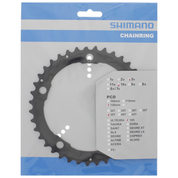 Shimano Kettingblad 39T-D 105 BLACK