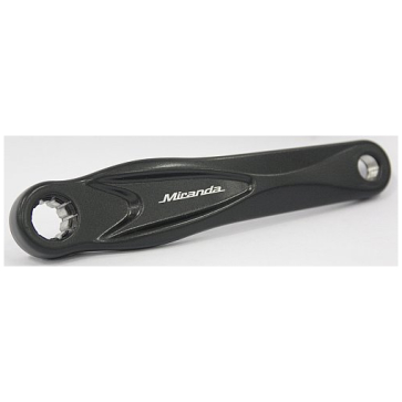 Gazelle Crank links Miranda 001 Black alfa isis voor Bosch