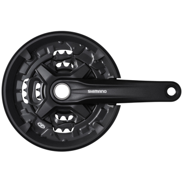 Shimano Shim crankst 44/32/22 MT210-3+cg zw ZWART