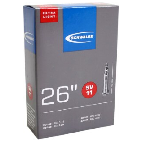 Schwalbe bnb SV11 Extra Light x 3/4 - 1.00 fv 6 Zwart