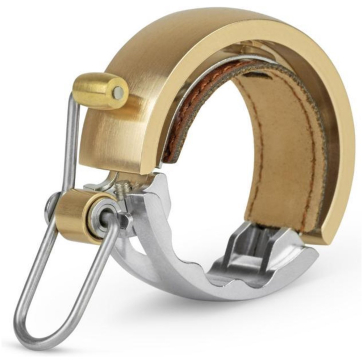 Knog Oi Luxe Large fietsbel Messing Gold