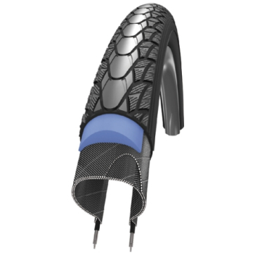 Schwalbe btb Marathon Plus 26 x 1.50 zw refl Zwart