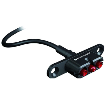 Supernova E3 Tail Light 2 Dynamo achterlicht voor montage aan de bagagedrager, 6V, Rot