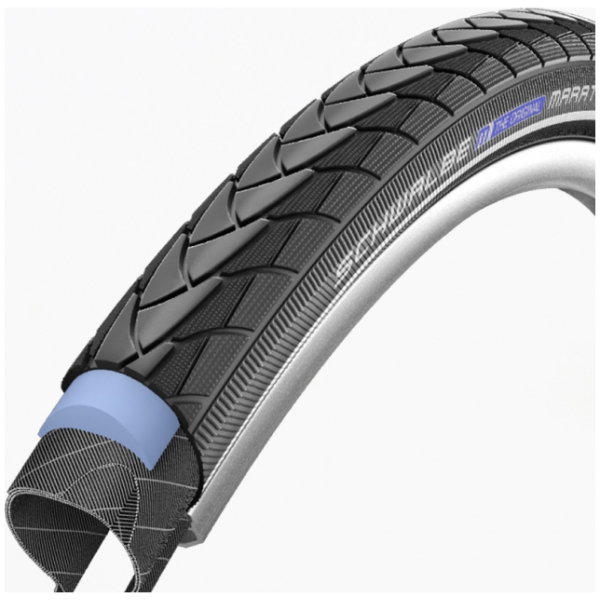 Schwalbe btb 28x1 1/8 Mar plus R zw Zwart