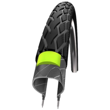 Schwalbe btb Marathon G-Guard 26 x 1 3/8 zw refl Zwart