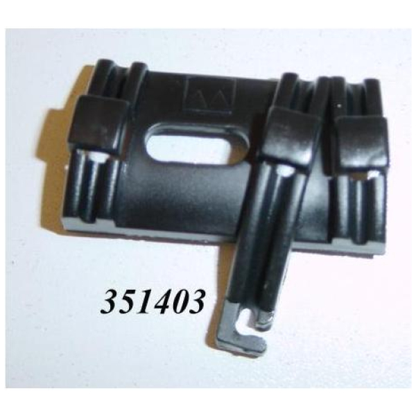 Westphal KABED GELEIDER BRACKET PVC 3 KABEL P/ST ZWART - Afbeelding 2