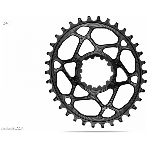 Absolute Black Ab tandwiel 34 dm ovaal sram boost BLACK