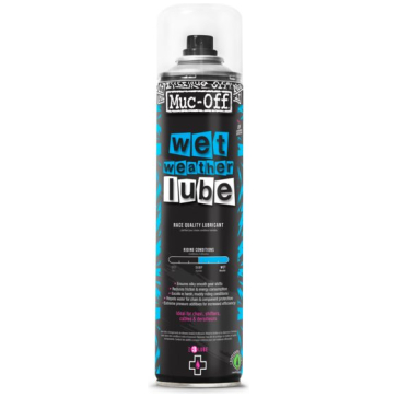 Muc Off Muc-off wet lube spuitbus 400ml Zwart