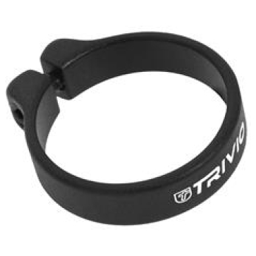 Trivio ZADELPENSTOPPER ALU ZWART 31.6MM