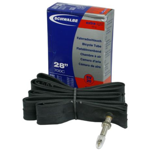 Schwalbe bnb SV20 Extra Light 28 x 0.75 - 1.00 fv Zwart - Afbeelding 3