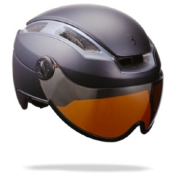 BBB BHE-56F Helm Indra Faceshield Smoke Mirror Lens Mat Zwart