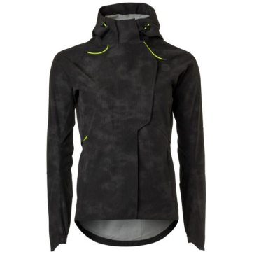 Agu tech rain jacket commuter women reflection bla Zwart
