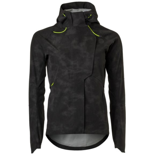 Agu tech rain jacket commuter women reflection bla Zwart