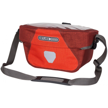 Ortlieb Stuurtas ultimate six plus f3632 sig.rood-d.chili Signal-red/dark-chili
