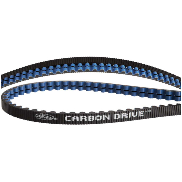 Gates CDX belt Carbon Drive 122 tands zwart/blauw Black/Blue