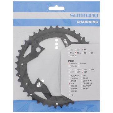 Shimano kettingblad 42t AE 10v div BLACK