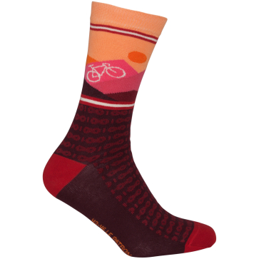 Le Patron Mountain socks Bordeaux