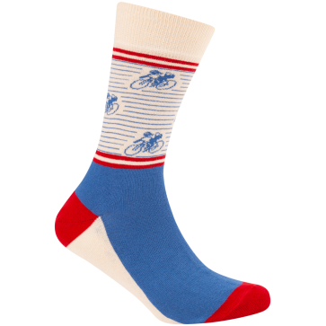 Le Patron Vintage Cyclist riviera blue Blauw