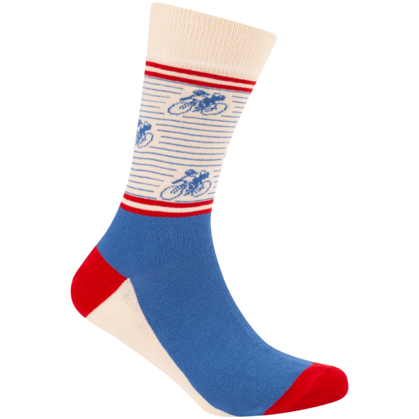 Le Patron Vintage Cyclist riviera blue Blauw