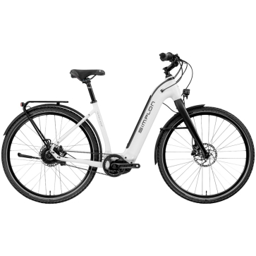 Simplon Spotlight CX Uni NX1 Eagle | Inclusief opties Pearlwhite Glossy/ Black Matt