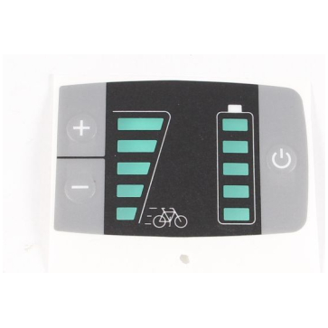 Emotion EBP STICKER E-MOT 24V DISPLAY LED ENTRY LE ZW/GRY Zwart/Grijs