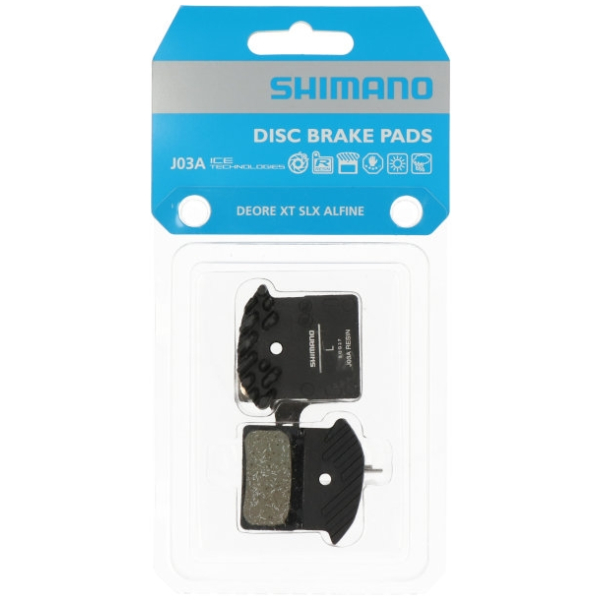 Shimano Schijfremblokken Resin J03A Vervanger: 4550170327323 Zwart