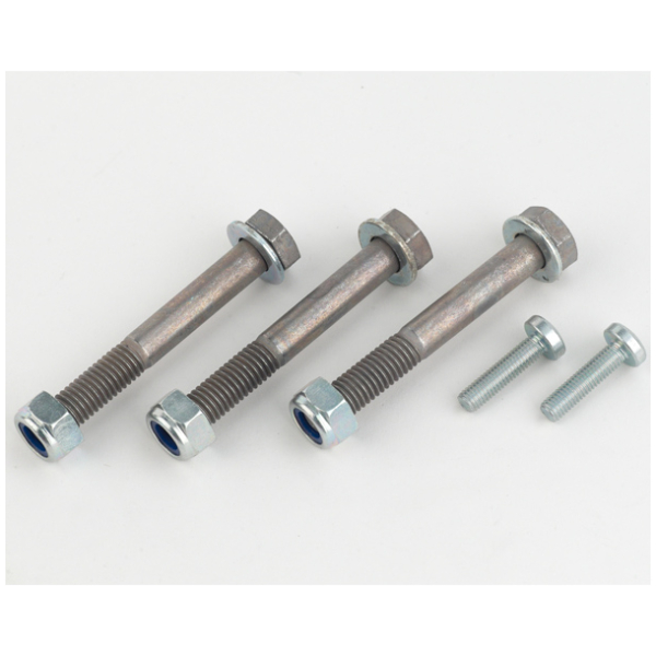 Bosch Schroevenkit drive unit, 3 x bevestigingsschroeven incl. schijf en moer en 2 x Zilver