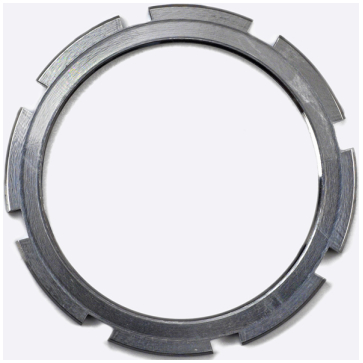 Bosch Sluitring. aluminium. voor montage van het kettingblad Zilver
