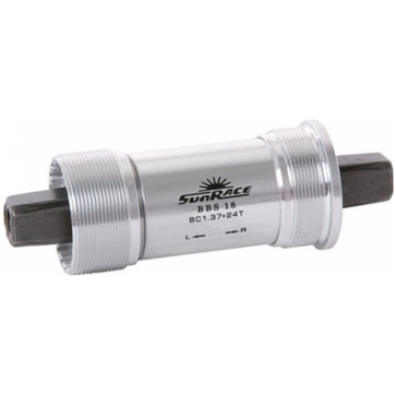 Sunrace trapas 68/132mm BSA alu Zilver