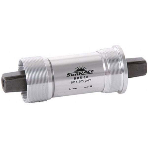 Sunrace trapas 68/132mm BSA alu Zilver