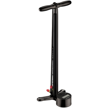 Lezyne STEEL DIGITAL FLOOR DRIVE 3.5 INCH MATT BLK MATTE BLACK
