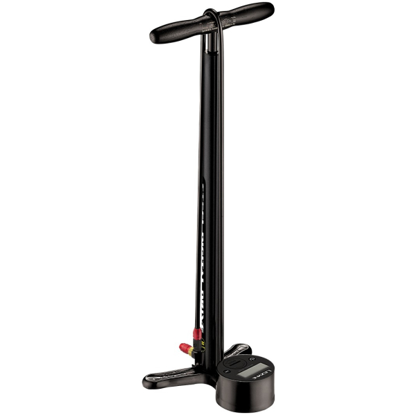 Lezyne STEEL DIGITAL FLOOR DRIVE 3.5 INCH MATT BLK MATTE BLACK