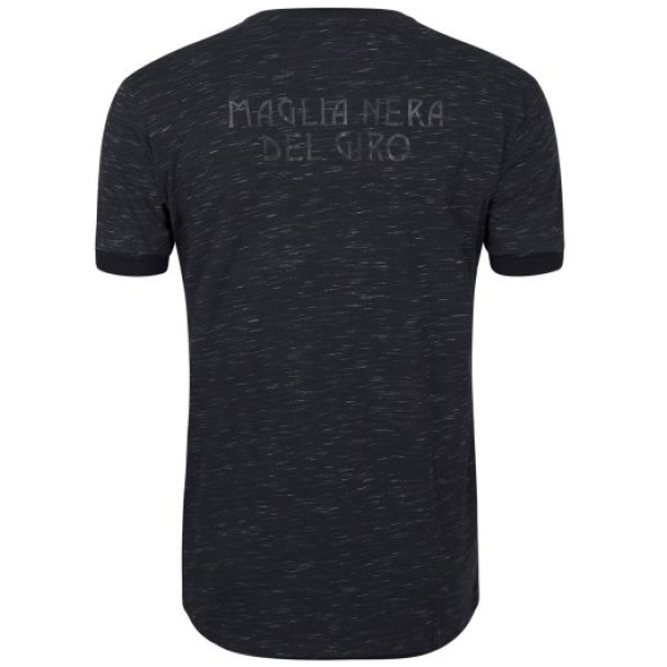 Le Patron Maglia Nera Black Melange - Afbeelding 2