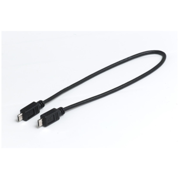 Bosch USB-laadkabel Micro A - Micro B, voor Intuvia en Nyon, 300 mm voor smartphone Zwart
