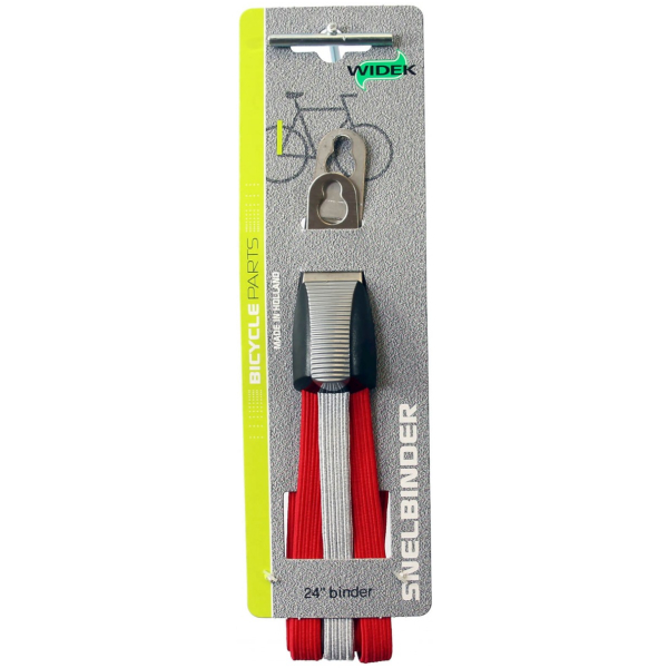 Widek triobinder 24 zi/rd Zilver/Rood