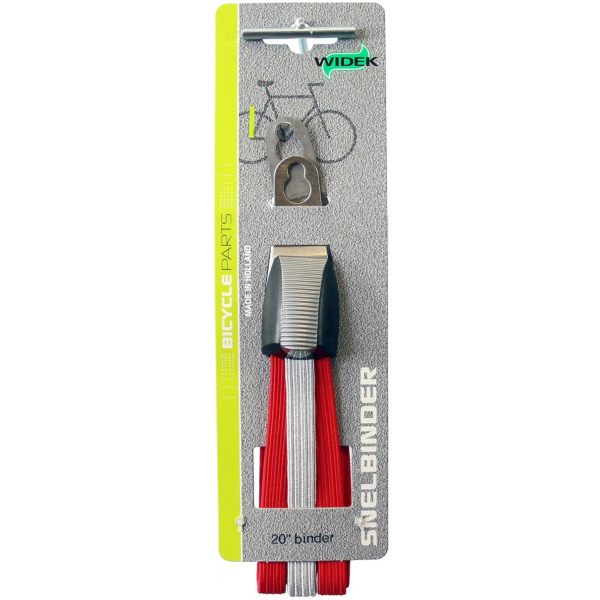 Widek triobinder 20 zi/rd Zilver/Rood