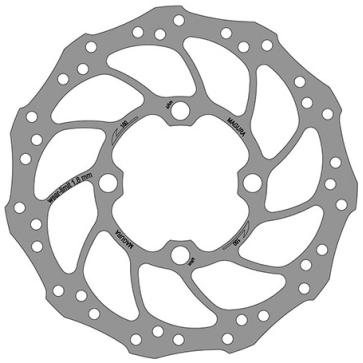 Magura REMD MAG SCHIJF STORM ROHLOFF 4GTS 160MM ZI Zilver